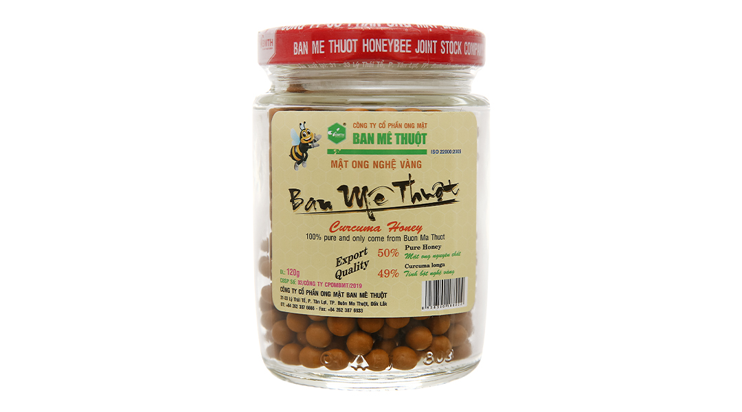Viên mật ong nghệ vàng Ban Mê Thuột hũ 250g - 8